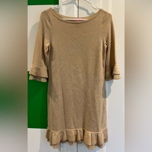 Lilly Pulitzer Women’s Gold Dress